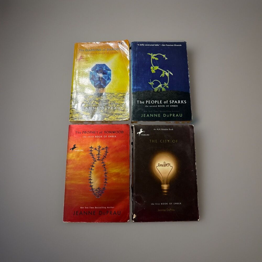 The Complete City of Ember Series by Jeanne DuPrau - 4 books, Sparks Diamond P1